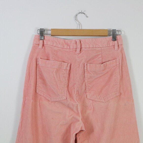 *GAP High Rise Wide-Leg Crop Pink Cords - Picture 6 of 6